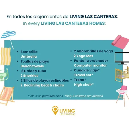 Apartament Living Canteras Homes - Workout & Free Bikes Las Palmas de Gran Canaria